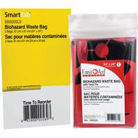 SmartCompliance <一口>®< /一口>补充废物袋,Bio-Hazard, 24 L×24 W, 2 /包裹。SHC046 | TENAQUIP