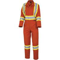 女性安全的工作服,2从小到大,高能见度橙色,CSA Z96类3 - 2级SHD626 | TENAQUIP