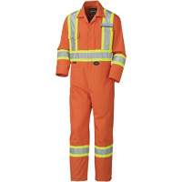 工业清洗工作服,高大,42岁,高能见度橙色,CSA Z96类3 - 2级SHD697 | TENAQUIP