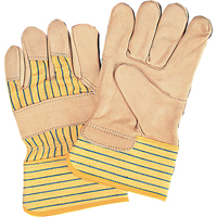 标准质量装配工手套,女士们,谷物牛皮棕榈,棉内衬SAS502 | TENAQUIP