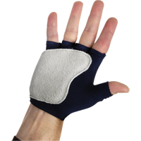 抗冲击性无指的右手手套,X-Small剖层革,不系鞋带的袖口SR203 | TENAQUIP