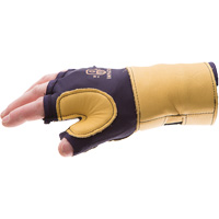 溢价的影响&重复应变防护左手手套,大小X-Small,粒面皮革棕榈SR268 | TENAQUIP