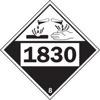 1830硫酸腐蚀性材料隔离招牌、塑料SS839 | TENAQUIP