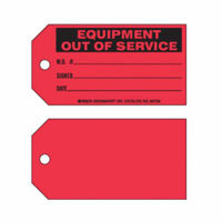 “设备服务”标签、纸5-3/4 W x 3 H,英语SX376 | TENAQUIP