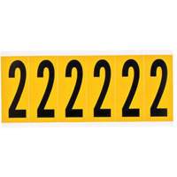 个人数字和字母标签2 2 H,黑色黄色SY931 | TENAQUIP
