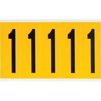 个人数字和字母标签,1、4 H,黑色黄色SZ007 | TENAQUIP
