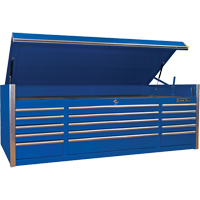 极端工具<一口>®< /一口>前专业系列三重银行工具箱,72 W, 15个抽屉,蓝色TEP630 | TENAQUIP