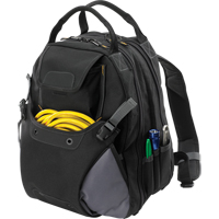 48-Pocket工具背包,16“L x 13-1/4”W,黑色,聚酯TEQ487 | TENAQUIP