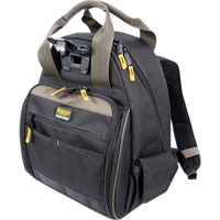 Techgear™53-Pocket工具背包,16“L x 13-1/4”W,黑色,聚酯TEQ489 | TENAQUIP