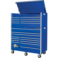 极端工具<一口>®< /一口> RX系列顶级工具箱,54-5/8“8 W,抽屉,蓝色TEQ499 | TENAQUIP