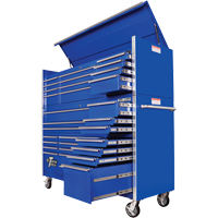 极端工具<一口>®< /一口> RX系列顶级工具箱,72 W, 12个抽屉,蓝色TEQ504 | TENAQUIP