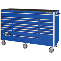 RX系列滚动工具柜,19个抽屉,72 dx 47“25 W x H,蓝色TEQ506 | TENAQUIP