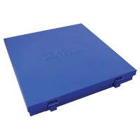 纤细的金属盒,10 1/2 W x 1 1/4“dx 9-1/4 H,蓝色TEQ517 | TENAQUIP