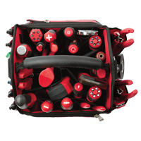 Packout™手提袋，弹道尼龙，28个口袋，黑色/红色TEQ705 | TENAQUIP