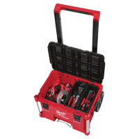 Packout™滚动工具盒,19 dx 26“W x 22 H,黑色/红色TEQ706 | TENAQUIP