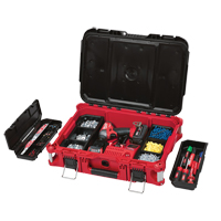 Packout™工具盒,16 D x 7“W x 22 H,黑色/红色TEQ708 | TENAQUIP
