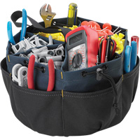 BUCKETBAG™工具袋子,聚酯,18个口袋,黑色TEQ933 | TENAQUIP