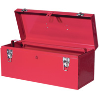 便携式钢工具盒,8-3/4 W x 9-3/8“D x 20 H,红色TGW384 | TENAQUIP