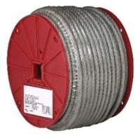 电线电缆、250 x 3/32英寸(76.2米),184磅。(0.092吨),乙烯基涂层TQB487 | TENAQUIP