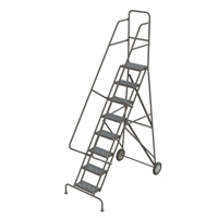 轧钢阶梯,8步骤,16“步宽,80”平台高度,钢VC525 | TENAQUIP