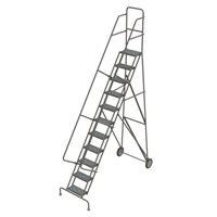 轧钢阶梯,11个步骤,16“步宽,110”平台高度,钢VC528 | TENAQUIP