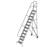 滚梯,12个步骤,锯齿叶缘,126“高VC539 | TENAQUIP