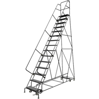 所有方向滚梯,15个步骤,24“步宽,150”平台高度,钢VC548 | TENAQUIP
