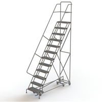 所有方向滚梯,12步骤,24“步宽,120”平台高度,钢VC555 | TENAQUIP