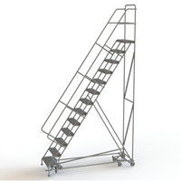 所有方向滚梯,13个步骤,24“步宽,130”平台高度,钢VC556 | TENAQUIP