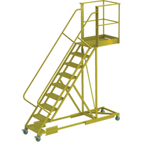 悬臂滚梯支持9步骤,30“平台深度、90”平台高度VC670 | TENAQUIP