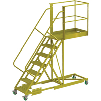 悬臂滚梯支持7步骤,40“平台深度、70”平台高度VC688 | TENAQUIP