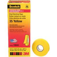 苏格兰<一口>®< /一口> 35颜色编码的磁带,19毫米(3/4”)x 20.1 m(66 '),黄色,7千XC314 | TENAQUIP