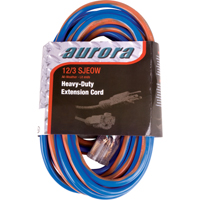 All Weather TPE-Rubber Extension Cords With Light Indicator, SJEOW, 12/3 AWG, 15 A, 50' XC504 | TENAQUIP