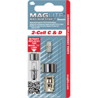 Maglite <一口>®< /一口>替换灯泡有C & D手电筒XC955 | TENAQUIP