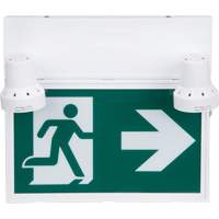 Running Man Sign with Security Lights, LED, Battery Operated/Hardwired, 12-1/10