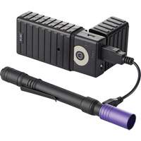笔亲<一口>®< /一口> USB紫外线小手电筒,LED,充电电池XJ018 | TENAQUIP
